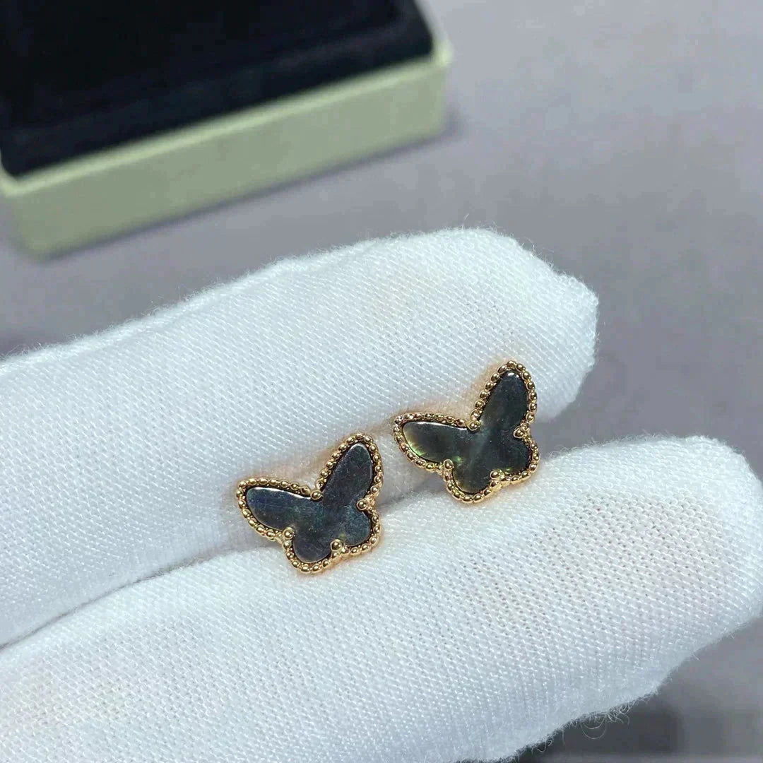 ¡®Lume Jewelry¡¯BUTTERFLY DARK MOP EARRINGS