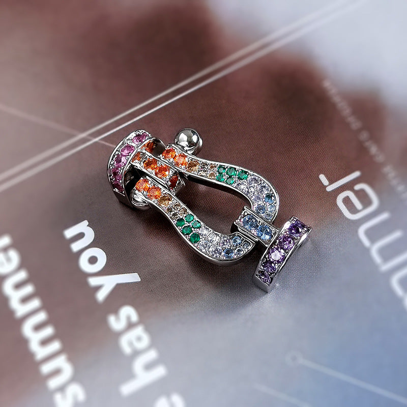 ¡®Lume Jewelry¡¯FORCE LARGE HORSESHOE CLASP METAL BRACELET