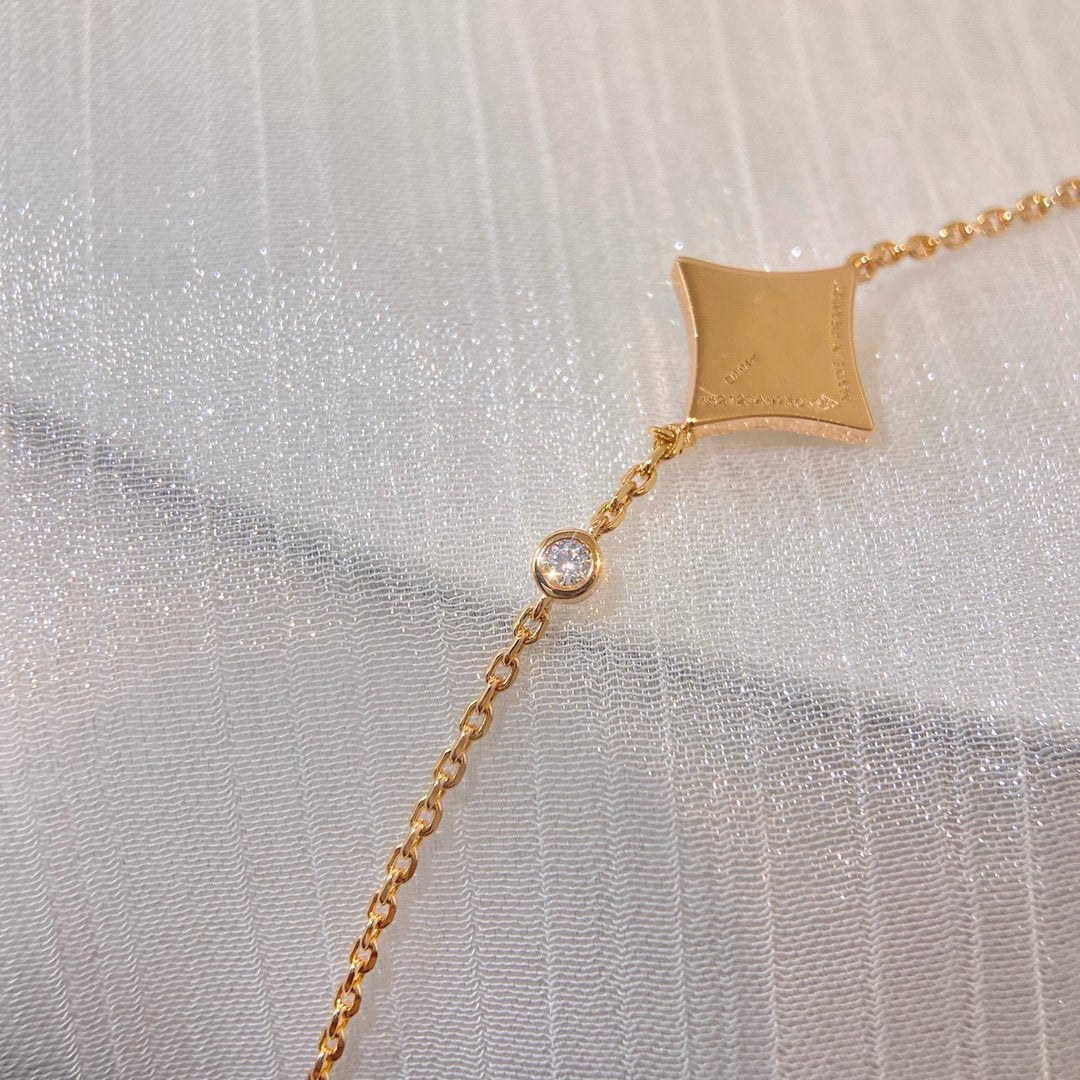¡®Lume Jewelry¡¯COLOR STAR PINK GOLD DIAMOND BRACELET