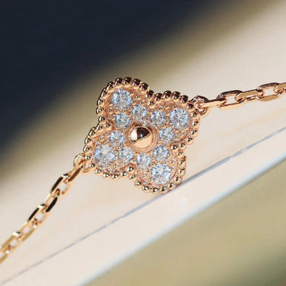 ¡®Lume Jewelry¡¯CLOVER 20 MOTIFS DARK MOP DIAMOND  NECKLACE