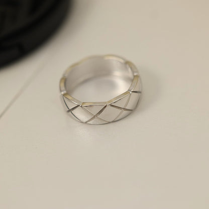 ¡®Lume Jewelry¡¯Quilted pattern ring, diamond‑free