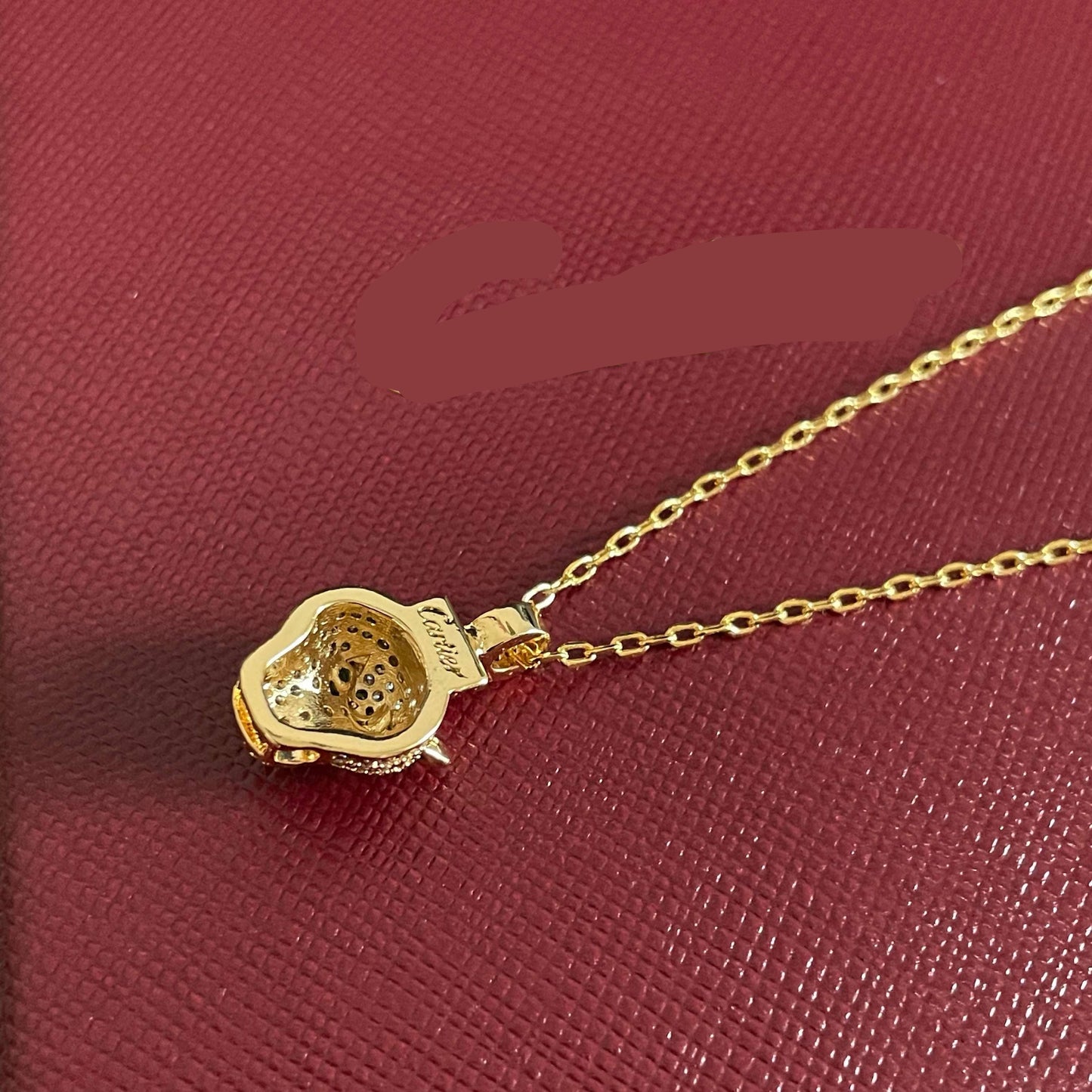 ¡®Lume Jewelry¡¯Panthère de Cartier Pavé‑Diamond Necklace