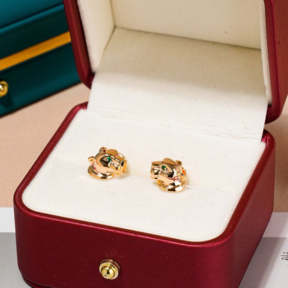¡®Lume Jewelry¡¯Polished Panther‑Head Earrings