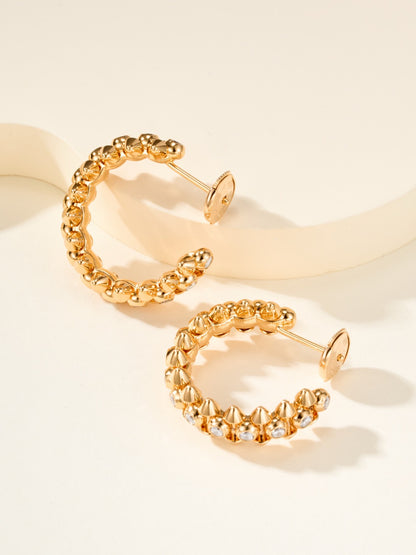 ¡®Lume Jewelry¡¯Clash‑de  Spiked Diamond Earrings