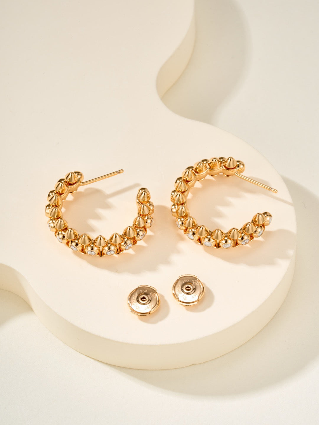 ¡®Lume Jewelry¡¯Clash‑de  Spiked Diamond Earrings
