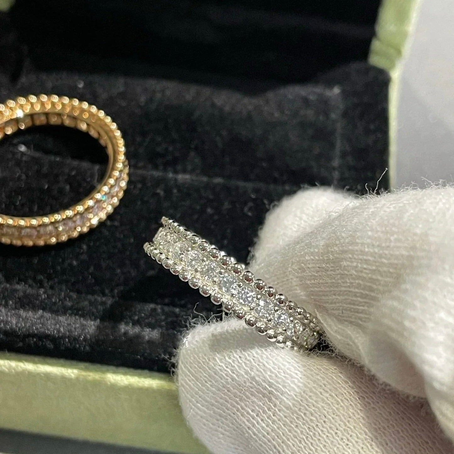 ¡®Lume Jewelry¡¯PERLEE DIAMOND ROSE GOLD RING