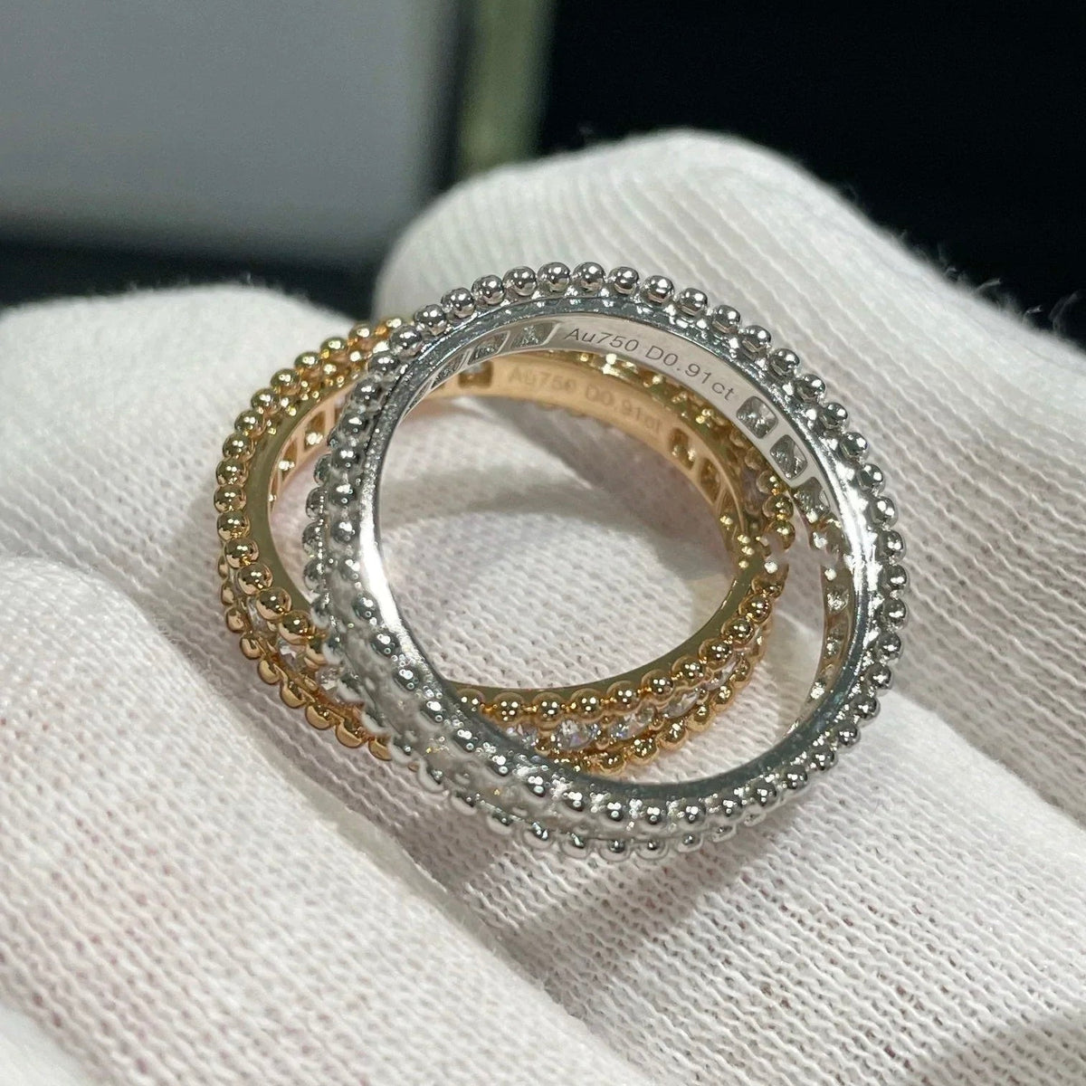 ¡®Lume Jewelry¡¯PERLEE DIAMOND SILVER RING