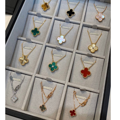 ¡®Lume Jewelry¡¯CLOVER 15MM LASER NECKLACE