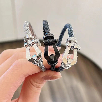 ¡®Lume Jewelry¡¯FORCE LARGE HORSESHOE NO DIAMOND BRACELET SILVER