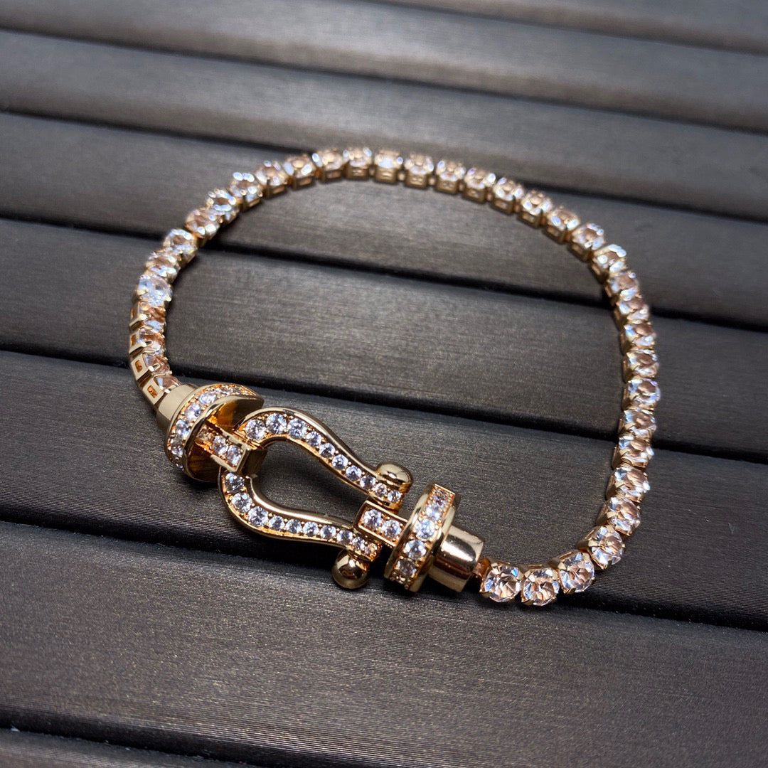 ¡®Lume Jewelry¡¯FORCE  HORSESHOE  DIAMOND TENNIS BRACELET