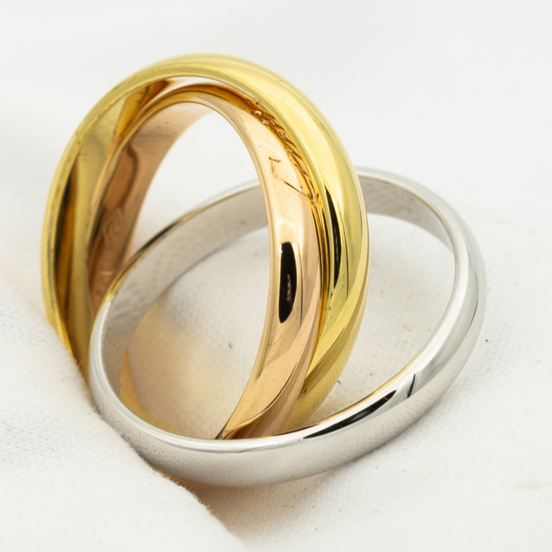 [Lume Jewelry]TRINITY RING GOLD PINK GOLD SILVER
