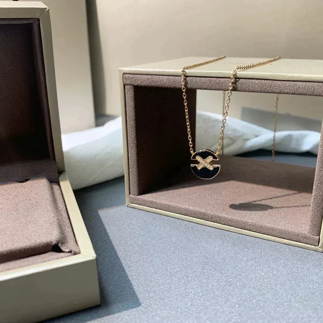¡®Lume Jewelry¡¯JEUX DE ROSE GOLD DIAMOND NECKLACE