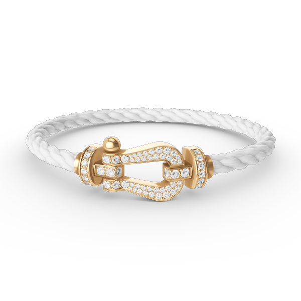 ¡®Lume Jewelry¡¯FORCE LARGE HORSESHOE FULL DIAMOND BRACELET GOLD
