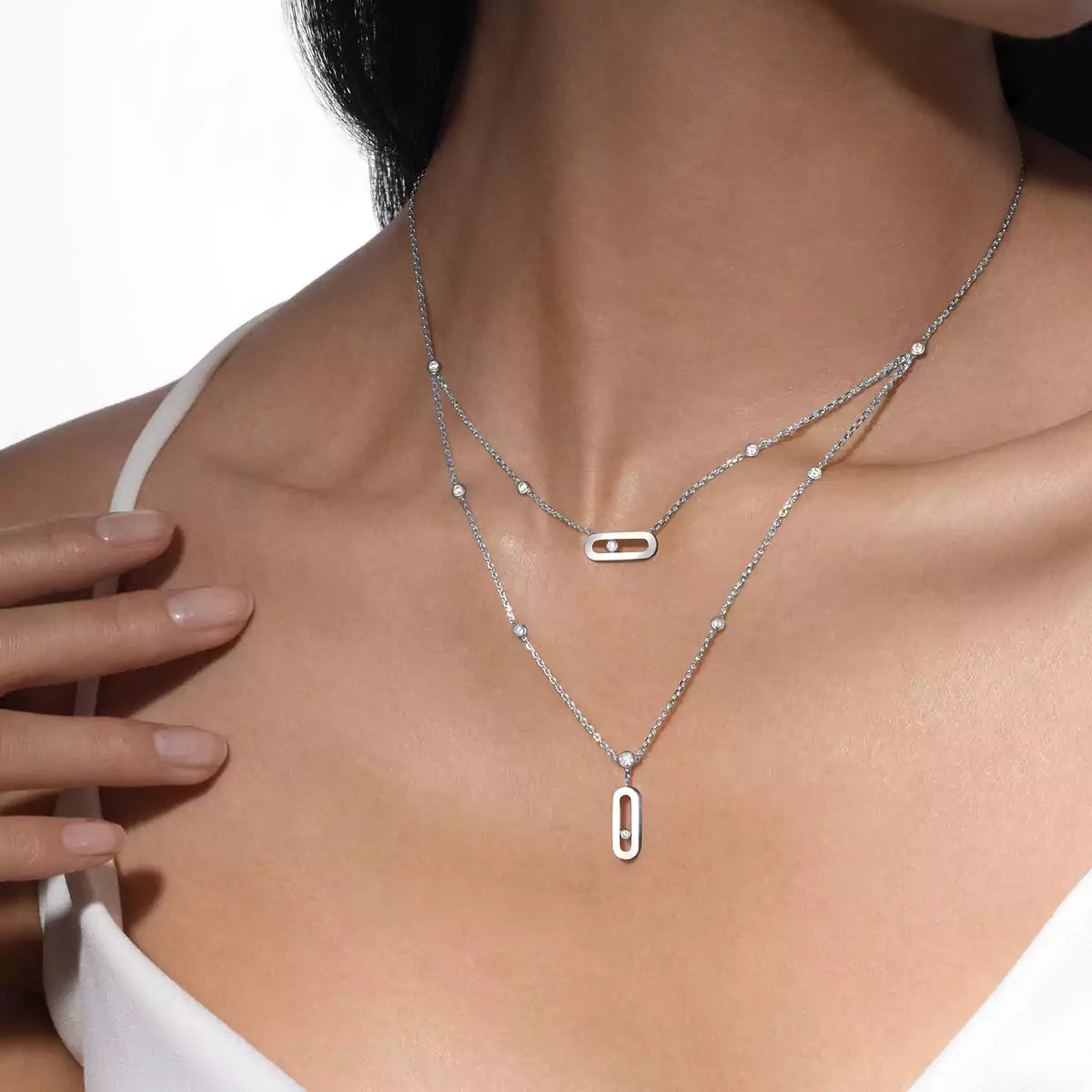 [Lume Jewelry] Move Uno Diamond Necklace