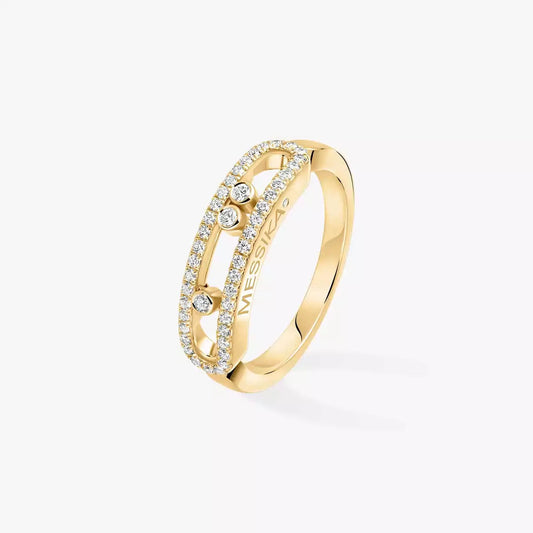 [Lume Jewelry] Baby Move Gold Diamond Pave_ Ring