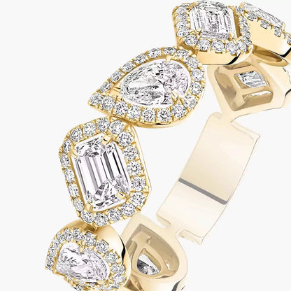 [Lume Jewelry]Diamond Wedding Ring My Twin
