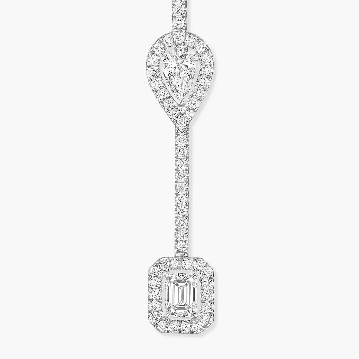 [Lume Jewelry]Diamond Drop Earrings My Twin