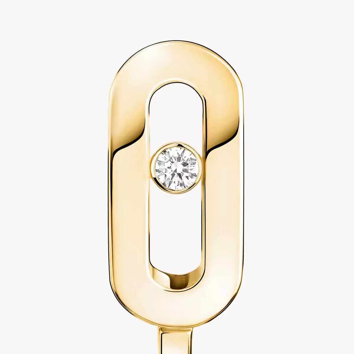 [Lume Jewelry]Diamond Mini Hoop Earrings Move Classique