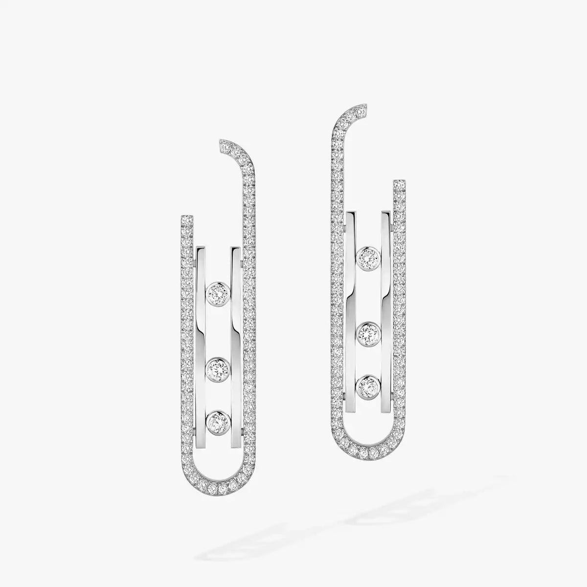 [Lume Jewelry]Diamond Pendant Earrings Move 10Th