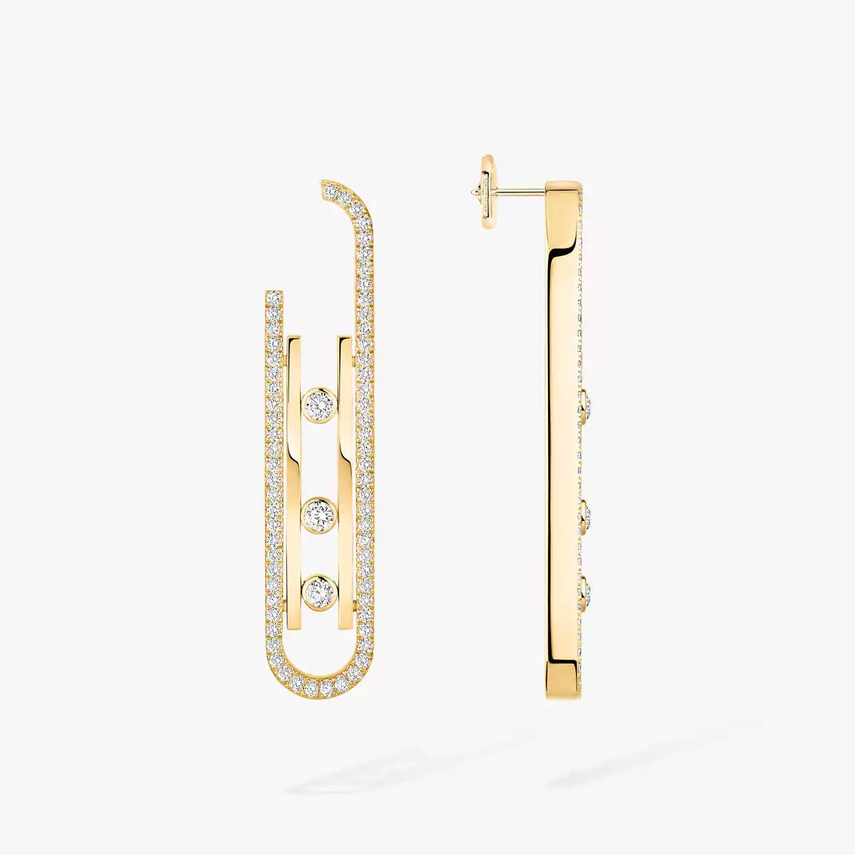 [Lume Jewelry]Diamond Pendant Earrings Move 10Th