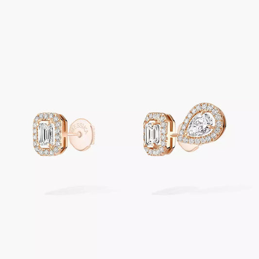 [Lume Jewelry]Diamond Earrings 0,10ct My Twin 1+2