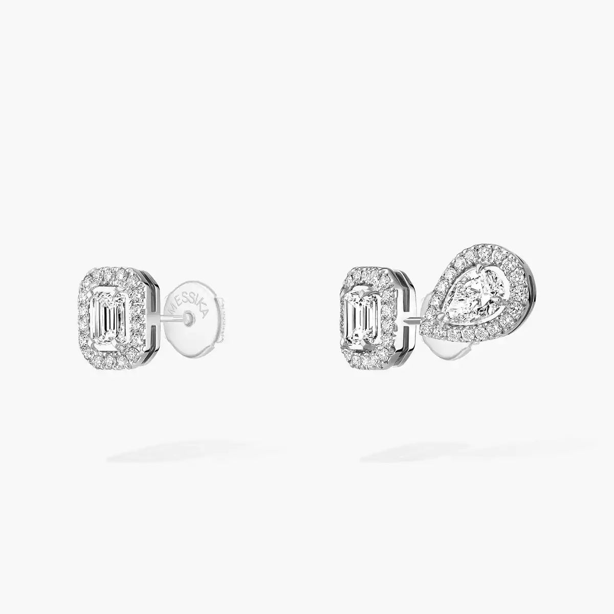 [Lume Jewelry]Diamond Earrings 0,10ct My Twin 1+2