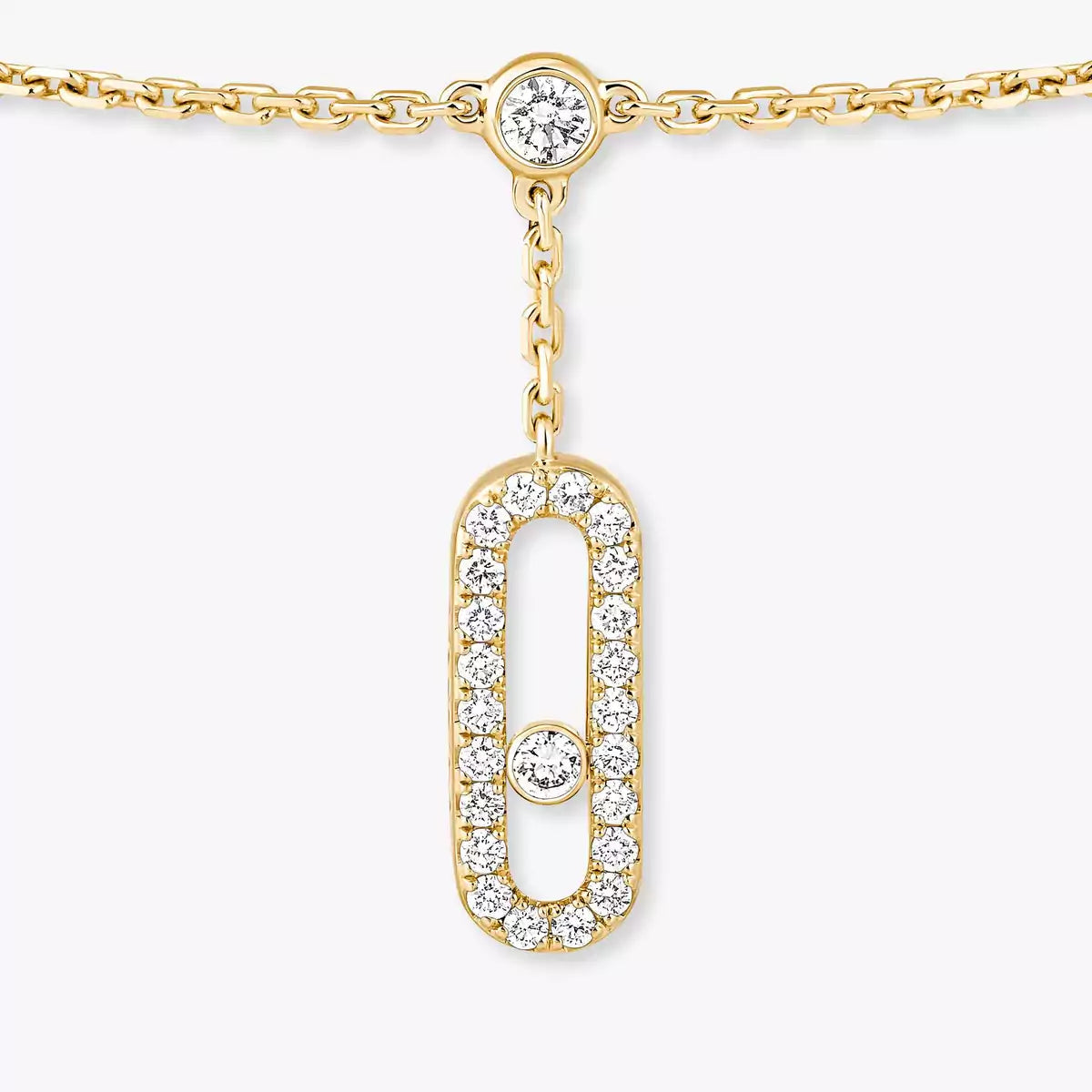 [Lume Jewelry] Move Uno pavé ankle bracelet