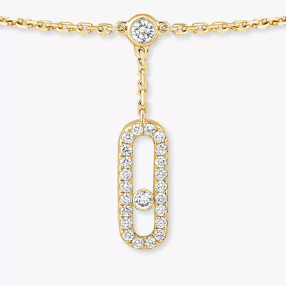 [Lume Jewelry] Move Uno pavé ankle bracelet