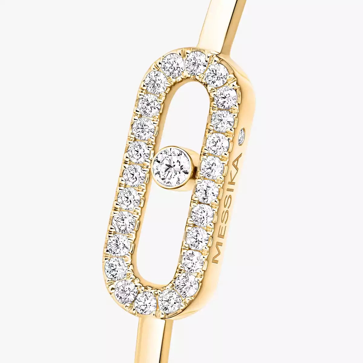 [Lume Jewelry]Move Uno pavé flex bangle medium