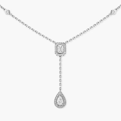 [Lume Jewelry]Gold Diamond Tie Necklace