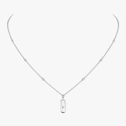[Lume Jewelry] Move Uno Gold Diamond Long Necklace