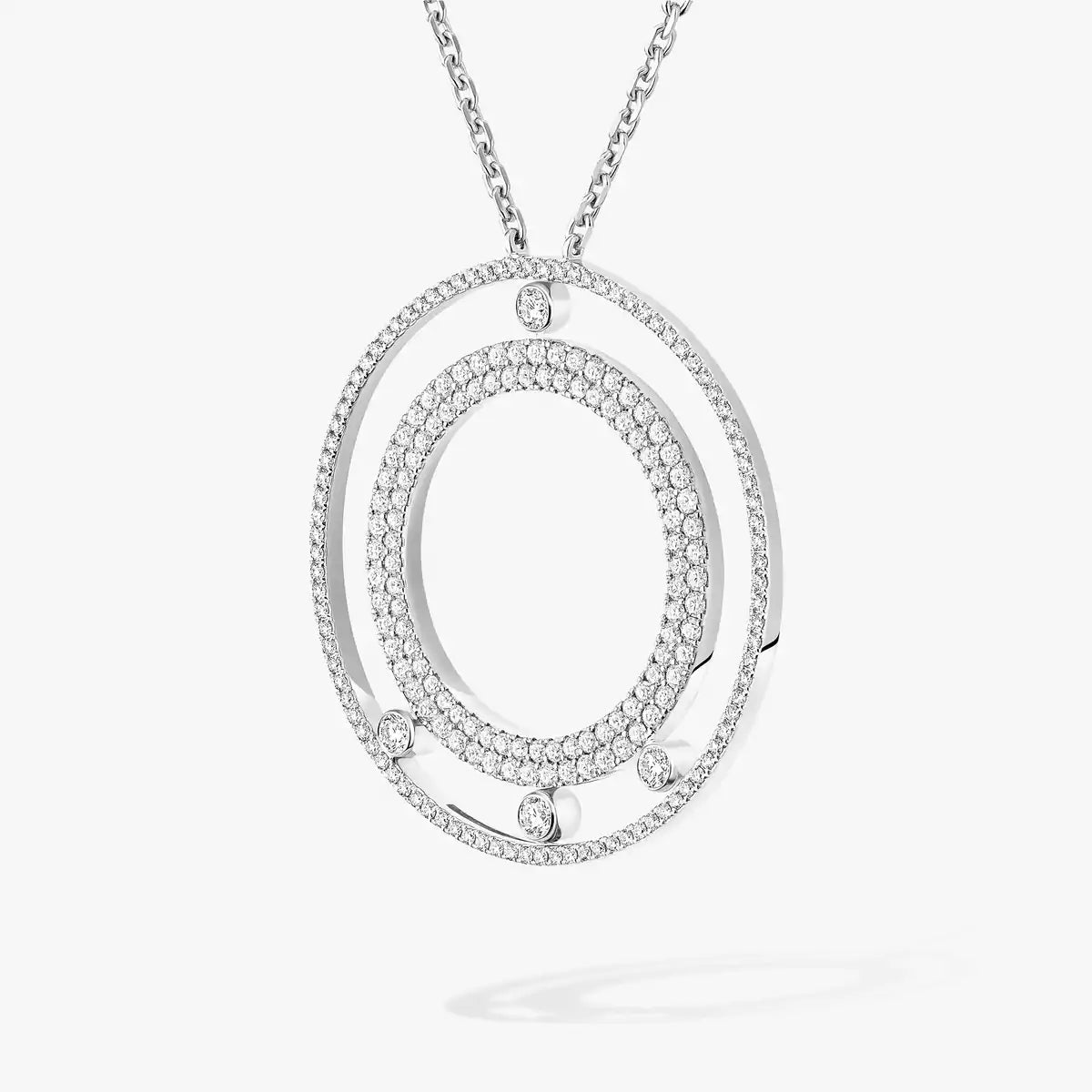[Lume Jewelry]Move Romane Long Pave_-Set Diamond Necklace