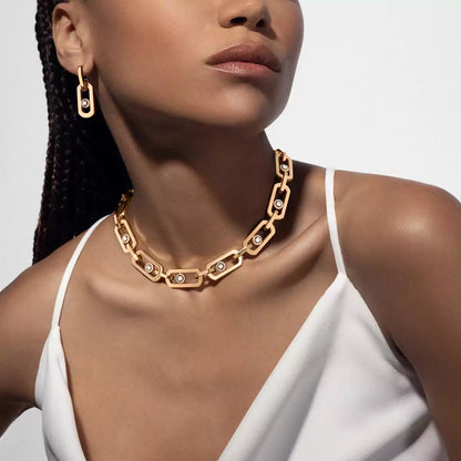 [Lume Jewelry] So Move XL Diamond Hoop Earring