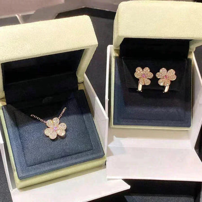 ¡®Lume Jewelry¡¯FRIVOLE ROSE GOLD FLOWER DIAMOND NECKLACE