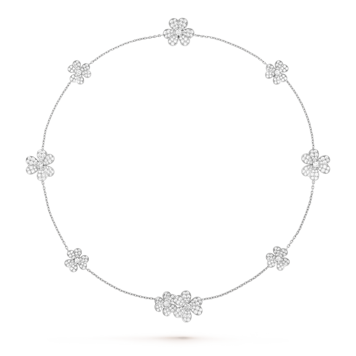 ¡®Lume Jewelry¡¯FRIVOLE SILVER 9 FLOWERS NECKLACE